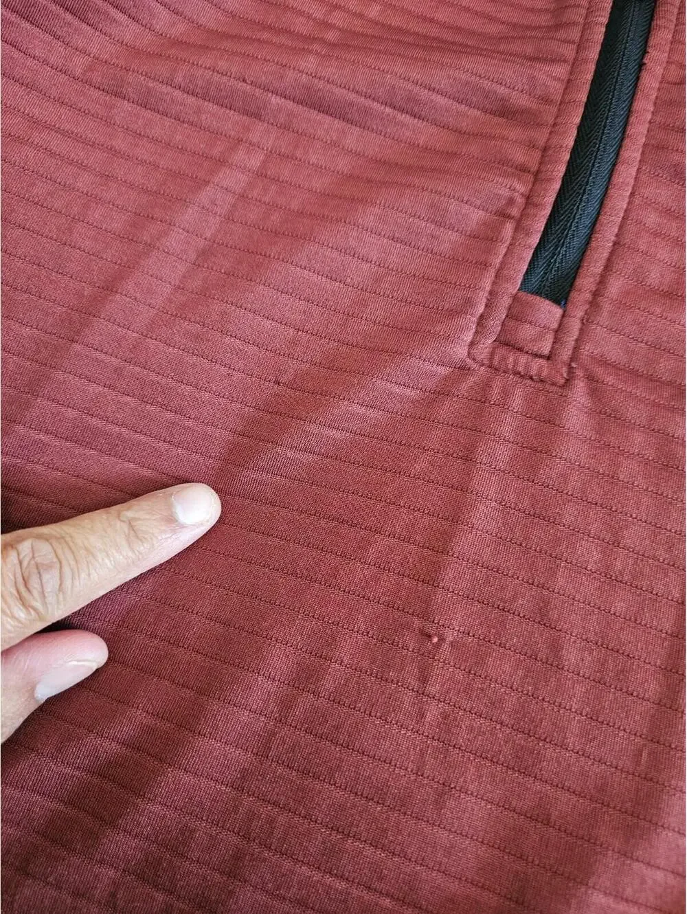 Men's Solaris Pullover Sweater Brown Long Sleeve Workout Size 4XT Front Pocket - Picture 16 of 16